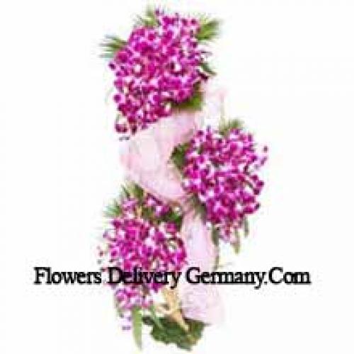 Pink Orchids Exotic Tall Arrangement