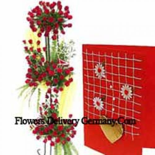 401 Super Red Roses Arrangement